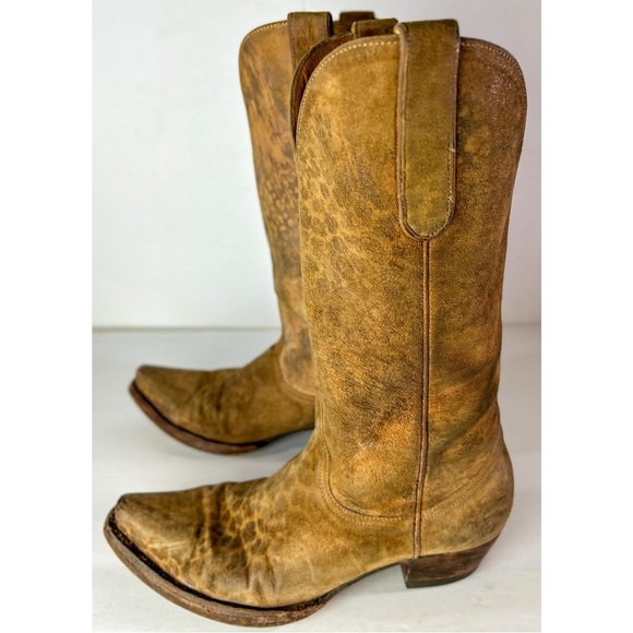 Old Gringo Women’s Leather Leopardito 13" Cowboy Boots, size 8.5 - Picture 7 of 16